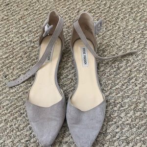 Steve Madden ankle strap flats/sandals